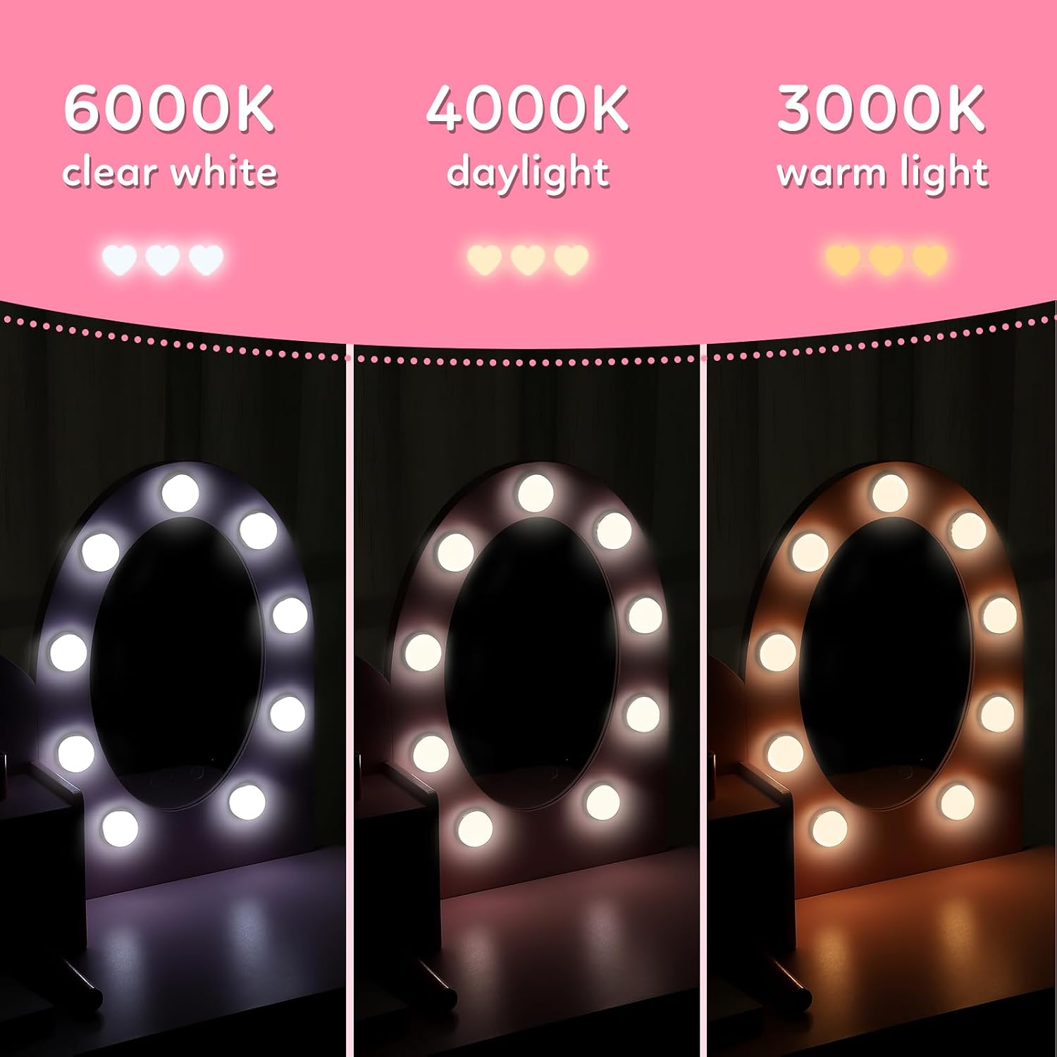Zestaw do makijażu w stylu ksi – Dressing Table Vanity With Lighted Mirror recenzja i cena