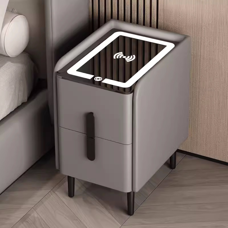 Inteligentny stolik nocny w st – Solid Wood Nightstand 2 Drawers recenzja i cena