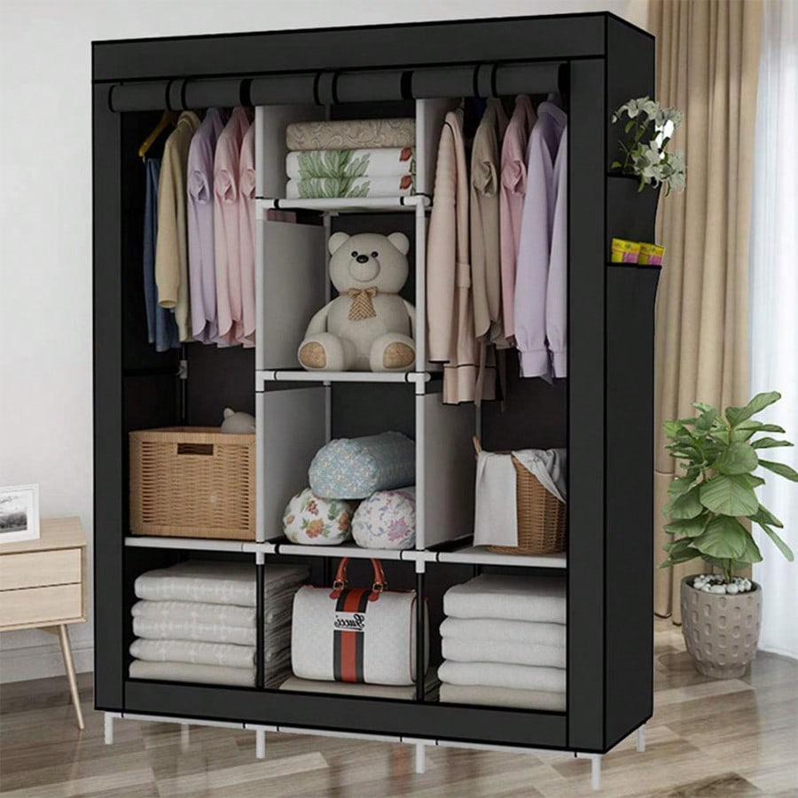 Przenośna szafa 71 cali, nowoc – Wardrobe Closet Portable Fabric Cover recenzja i cena