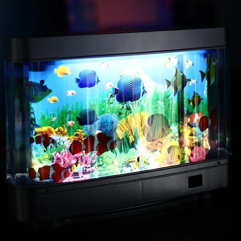 Tropikalne lampy do akwarium S – Floating Nightstand With Led Light recenzja i cena