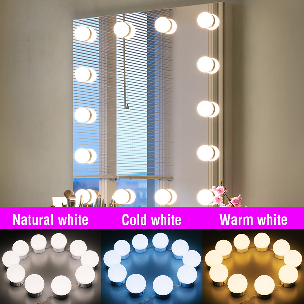 Lampka LED USB do lustra toale – Dressing Table Vanity With Lighted Mirror recenzja i cena